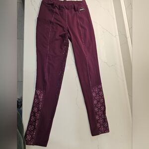 Kerrits Full Leg Girls Fleece Lined Tights.